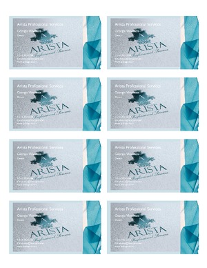 Arista Business Cards