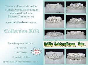 Post Card Promoting Our New Line of First Communion Veils.