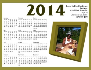 Puppy to Dog Obedience Training Calendar
