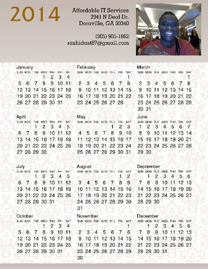 Rashida Stephens Calendar