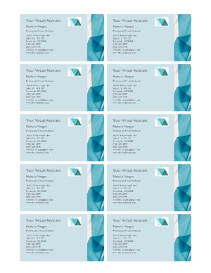 Your Virtual Assistant Business Card