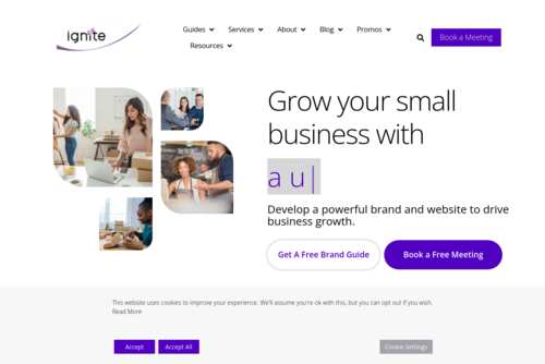Set Up Your Business Online With A 5 Page Website Design - https://weignitegrowth.com