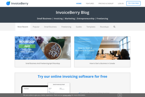 How Online Invoicing Saves Time and Improves Freelancing Income  - https://blog.invoiceberry.com