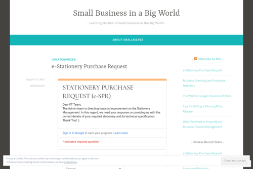 Customer Relationship- Essential for Small Business - http://smallbiznezz.wordpress.com