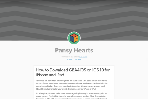 How to Download GBA4iOS on iOS 10 for iPhone / iPad - https://pansyhearts.tumblr.com