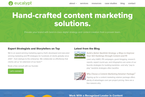 Managing a Virtual Team for Content Marketing  - http://eucalyptmedia.com