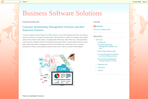 How Small-Medium Sized Business use CRM software for streamline Sales and Marketing? - http://businesssoftwaresolution.blogspot.in