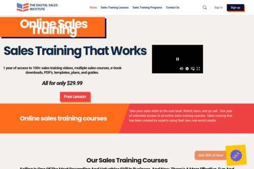 Sales Skills Course - https://www.thedigitalsalesinstitute.com