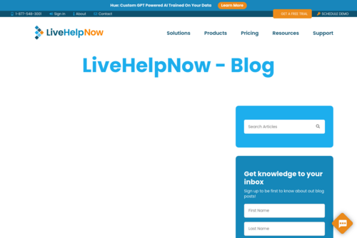 TOP 10 REASONS TO TRY LIVE CHAT ON YOUR WEBSITE - http://blog.livehelpnow.net