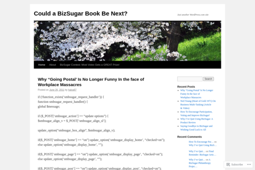 Why I’ve Quit Using BizSugar: A Product Review  - http://halva67.wordpress.com