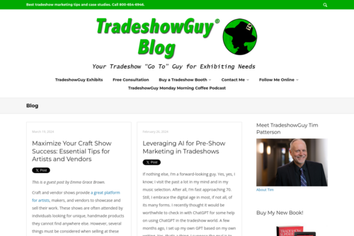 Using QR Codes at a Tradeshow | Tradeshow Guy Blog - http://www.tradeshowguyblog.com