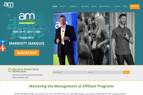 Affiliate Management Conference Early Bird Extended Thru March 1 - http://www.affiliatemanagementdays.com