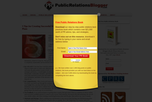 Public Relations Blogger: 5 Public Relations Tools for Small Businesses - http://publicrelationsblogger.com