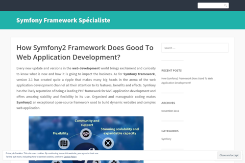 How Symfony2 Framework Does Good To Web Application Development? - https://symfonyframeworkspecialiste.wordpress.com