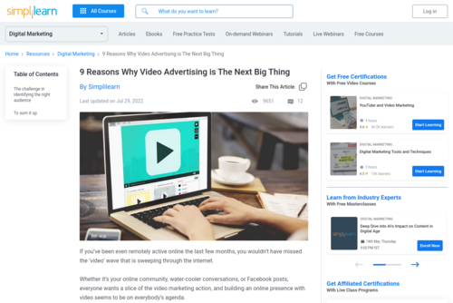 9 Reasons Why Video Advertising is The Next Big Thing  - simplilearn.com/why-video-advertising-is-the-future-article