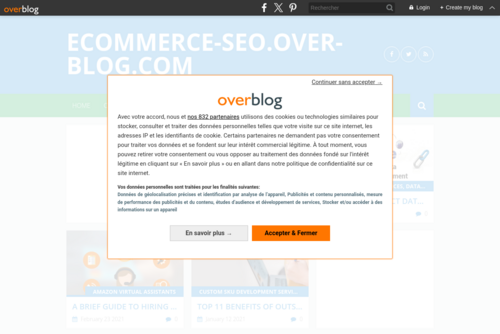 SEO Strategies and Optimization Tips for Ecommerce WebsitesSites - http://ecommerce-seo.overblog.com