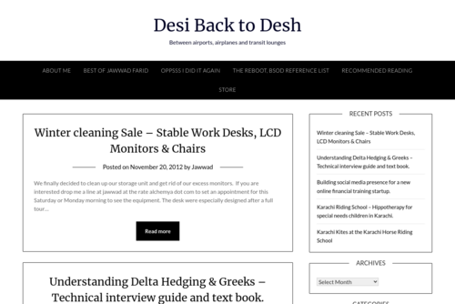 Finance Training Course case study – Daily SEO Task list and Content Focus Desi Back to desh | Desi Back to desh - http://blog.alchemya.com