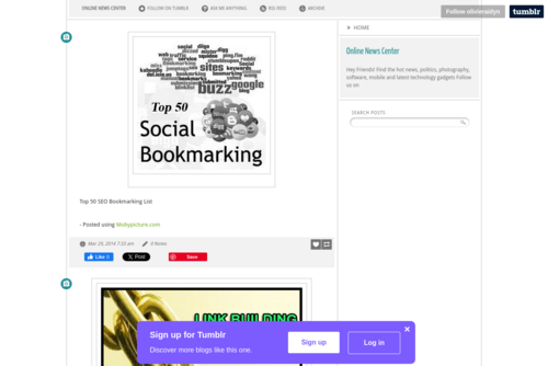 What is the Importance of Social Bookmarking - http://olivieraidyn.tumblr.com