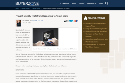 Prevent Identity Theft at the Office - www.buyerzone.com/security/industry-insights/identity-theft/