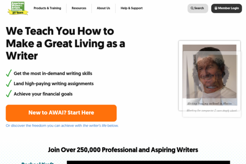 Will Work for Free  - http://www.awaionline.com