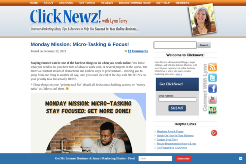My Virtual Business: 10 Lessons Learned - http://www.clicknewz.com