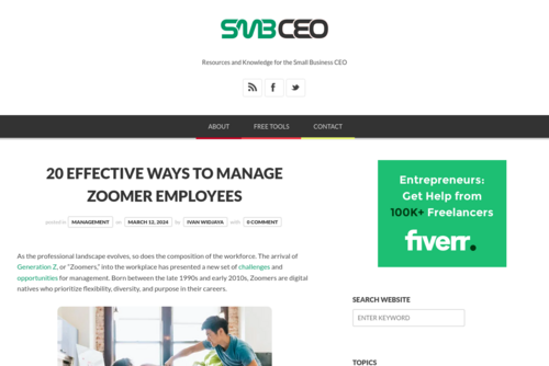 Tips for Improving All Aspects of Your Business, Including Employee Retention and Digital Marketing  - https://www.smbceo.com