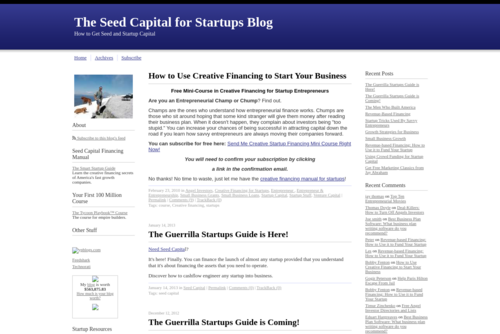 An Amazing Discovery in Raising Capital - http://smartstartup.typepad.com