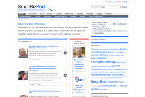 SmallBizPod #99 – interview with Tanya Wheway, chairman of Wheway Lifestyle International - http://www.smallbizpod.co.uk