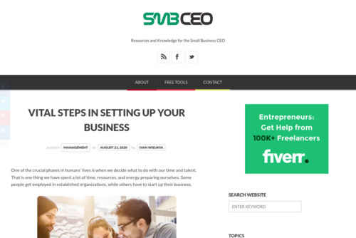 Vital Steps In Setting Up Your Business  - www.smbceo.com/2020/08/21/vital-steps-in-setting-up-your-business/