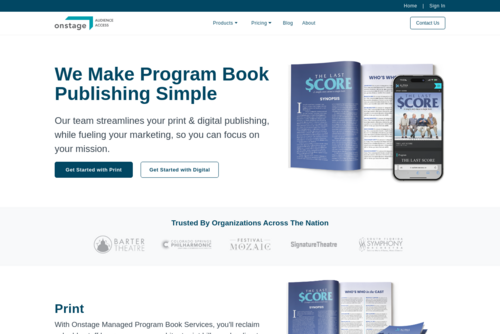 How to Automate Your Program Book Production Department  - http://www.onstagepublications.com