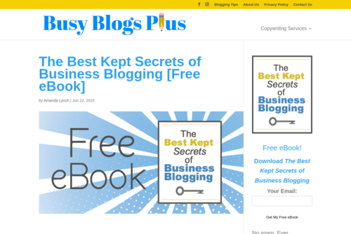 The Best Kept Secrets of Business Blogging [Free eBook] - www.busyblogsplus.com/the-best-kept-secrets-of-business-blogging-free-ebook/