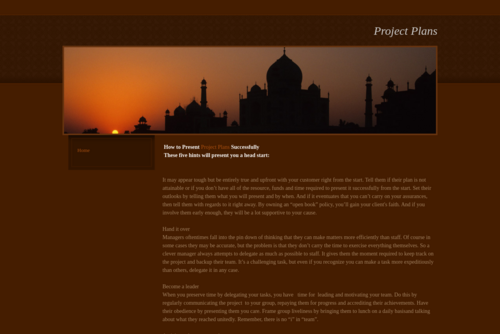 Project Plans - Home - http://project-plan-software.weebly.com