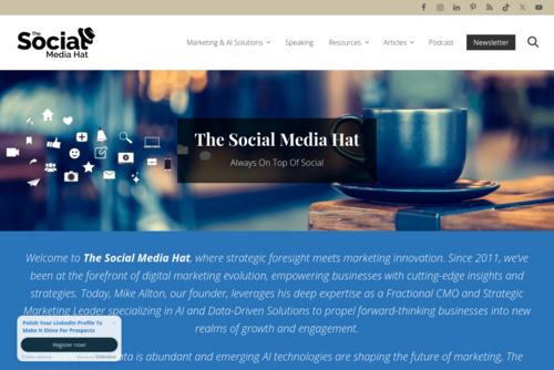 The Social Media Hat partners with Practical Social Media University  - http://www.thesocialmediahat.com