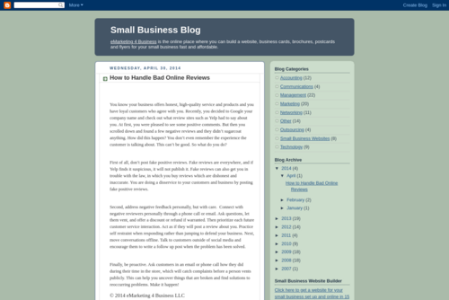 Small business marketing the old fashioned way - http://blog.em4b.com