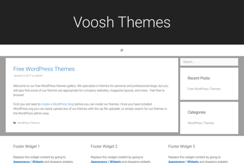 How To Design A Clean Small Business Website - http://www.vooshthemes.com