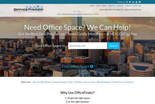 Key Principles of Office Space Planning  - http://www.officefinder.com