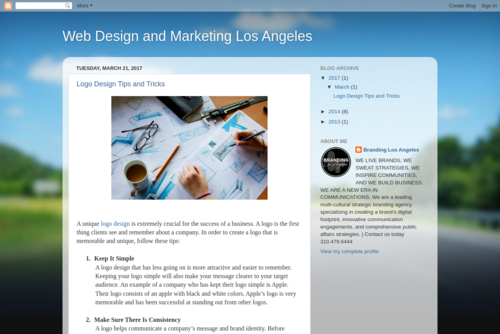 Web Design and Marketing Los Angeles: Logo Design Tips and Tricks - https://brandinglosangeles.blogspot.com