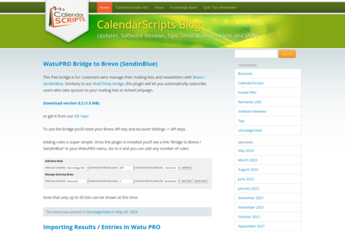 Email Marketing Expert Class   - http://blog.calendarscripts.info
