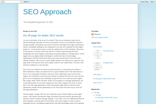 SEO Approach: ON PAGE SEO? - http://seo-approach.blogspot.in