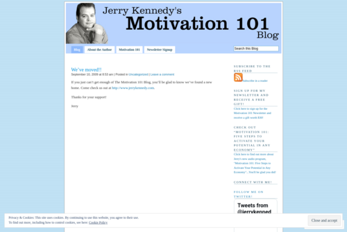 It's Time to Get Motivated! - http://jerrykennedy73.wordpress.com