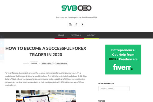 How To Become a Successful Forex Trader In 2020  - www.smbceo.com/2020/04/02/how-to-become-a-successful-forex-trader-in-2020/
