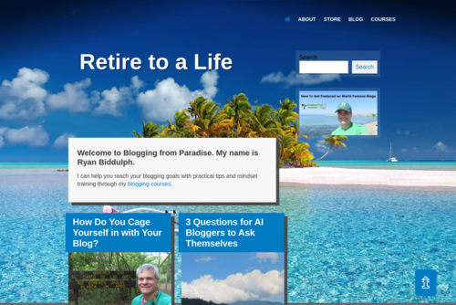 2 Big Changes on Blogging From Paradise  - https://www.bloggingfromparadise.com
