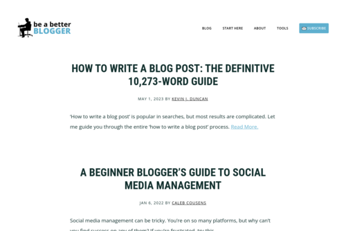 How to be a blogger people pay attention to - http://www.beabetterblogger.com