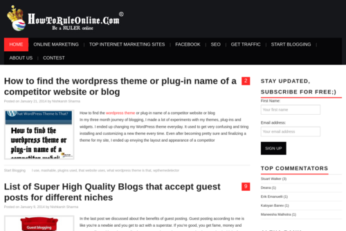 Benefits of Guest posting that are worth the efforts  - http://howtoruleonline.com