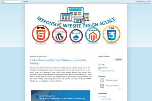 Responsive Website Brings More Visitors; So Go For It - http://responsive-web-design-agence.blogspot.in