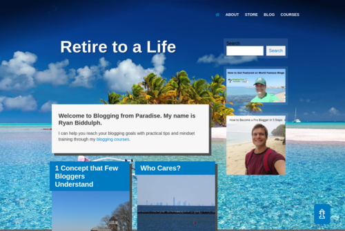 From Employee to Entrepreneur: 12 Rock Solid Tips for Retiring to a Spectacular Life of Island Hopping through Blogging  - http://www.bloggingfromparadise.com