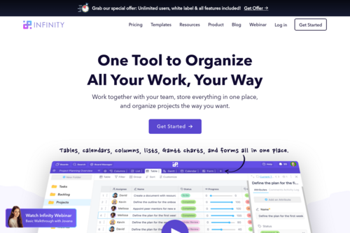   20 Best Project Management & Collaboration Tools - https://startinfinity.com