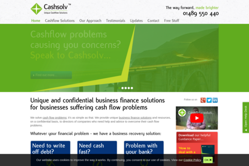 Short term business loans can help with cash flow difficulties - http://cashsolv.co.uk