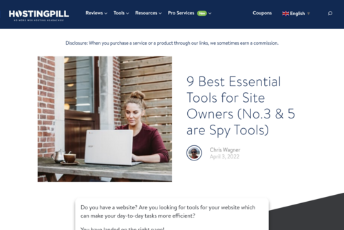 The 8 Essential Tools That Every Website Owner Should Use - hostingpill.com/tools-for-website-owners/