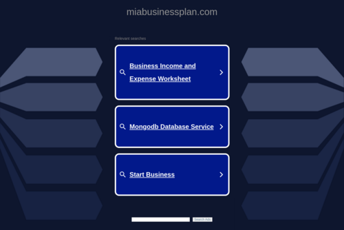 Business Plans for Small Business - http://miabusinessplan.com